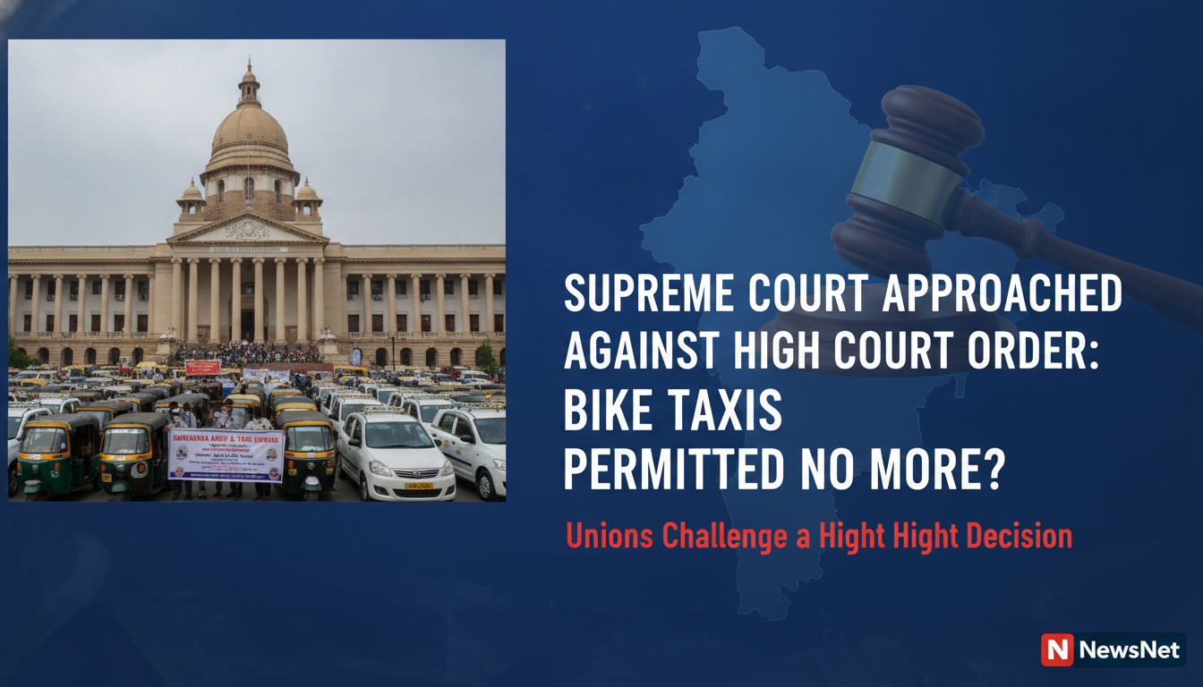 Karnataka Auto and Taxi Unions Approach Supreme Court Against High Court Order Permitting Bike Taxis