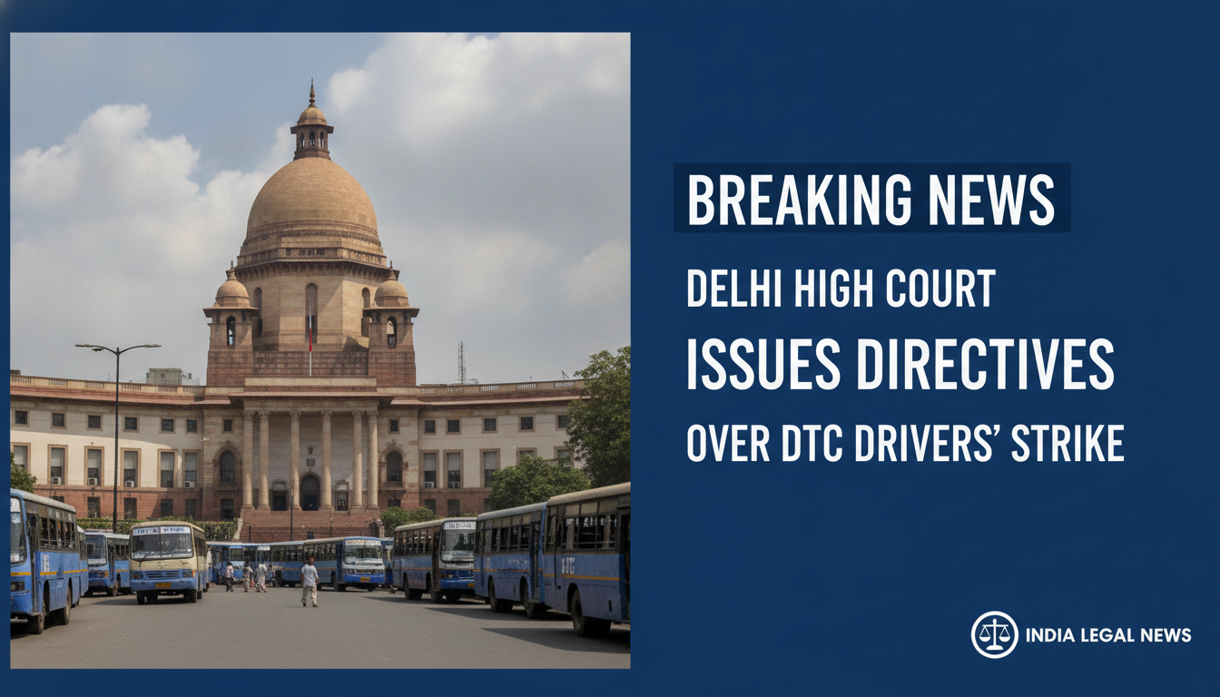 Delhi High Court Issues Directives Over DTC Drivers' Strike